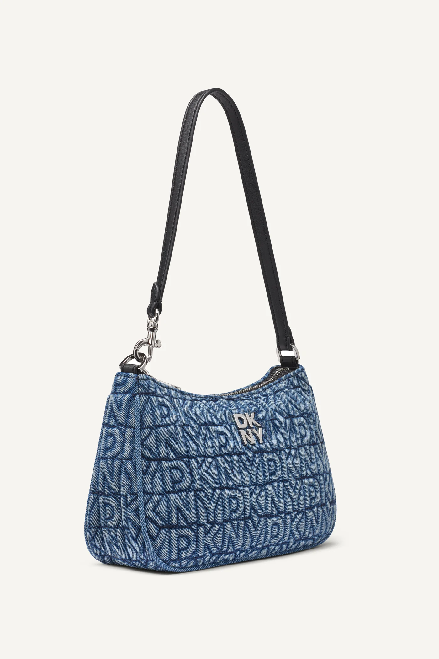 JENNY DENIM LOGO SHOULDER BAG - Image 2