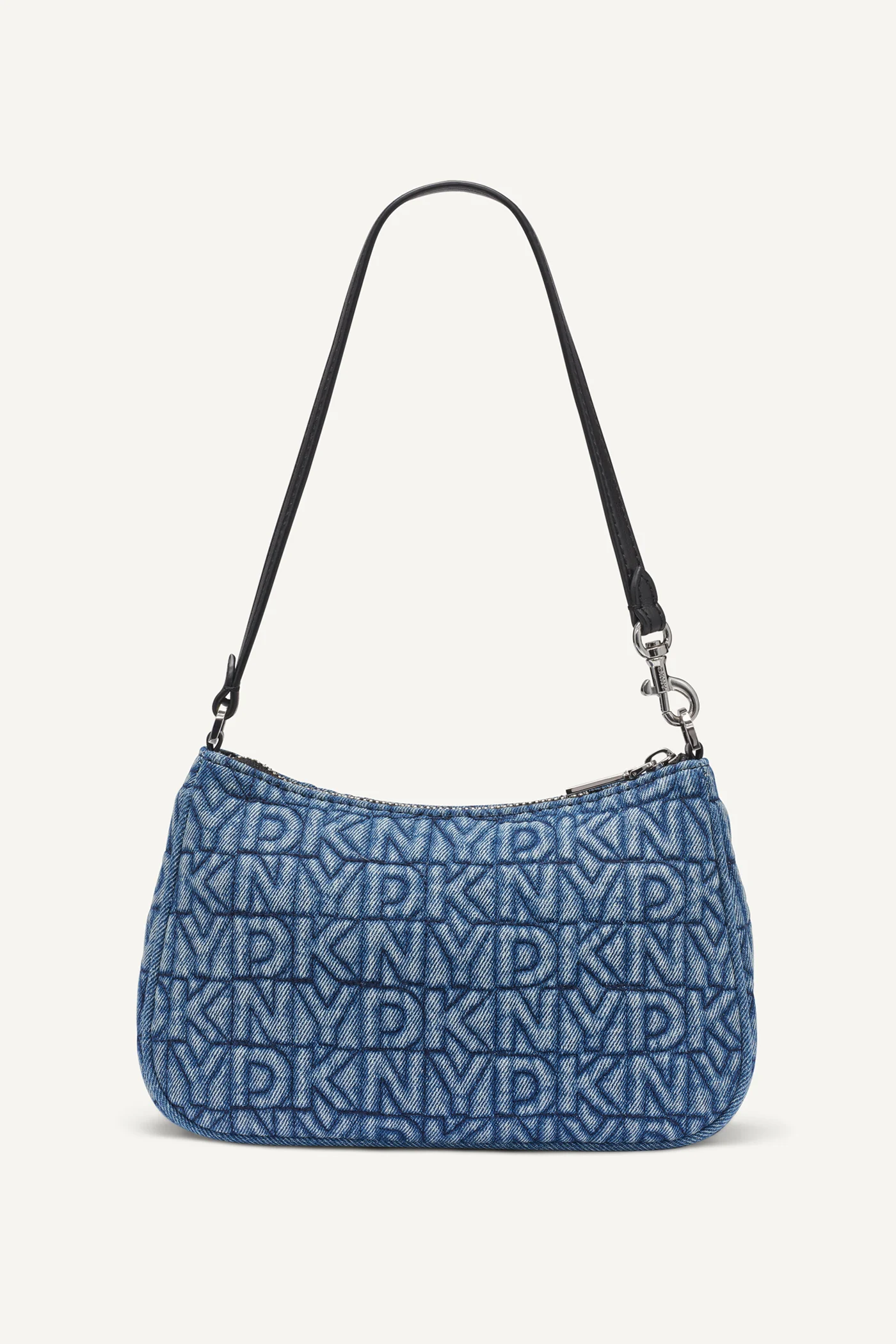 JENNY DENIM LOGO SHOULDER BAG - Image 3