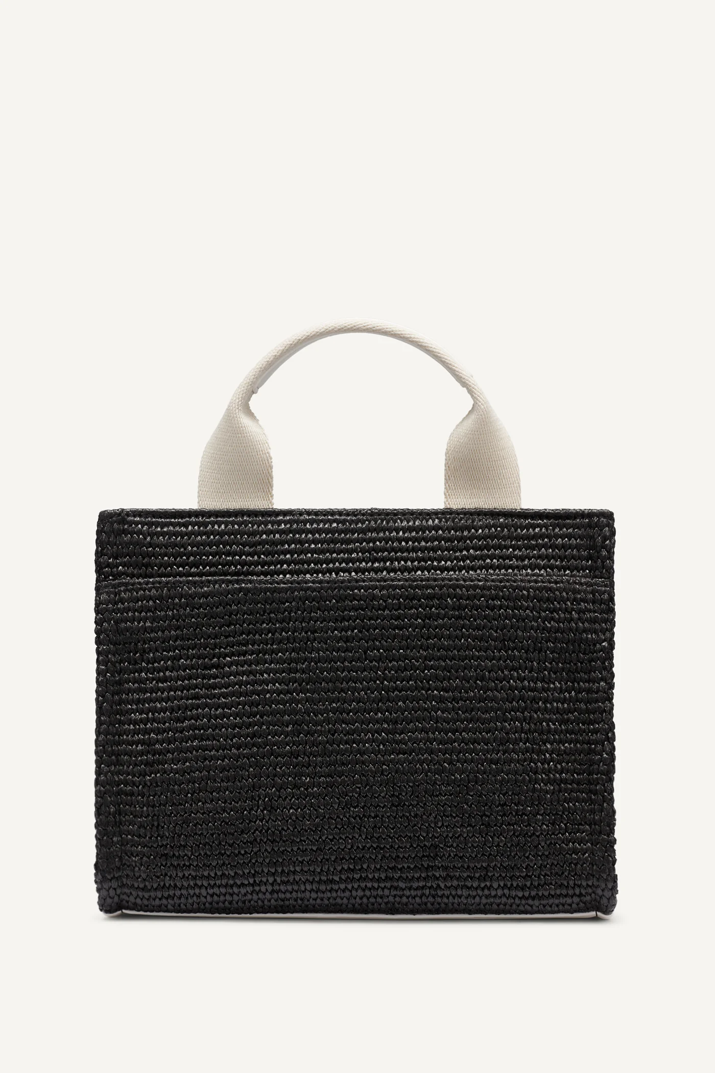 HADLEE SMALL STRAW LOGO TOTE - Image 4