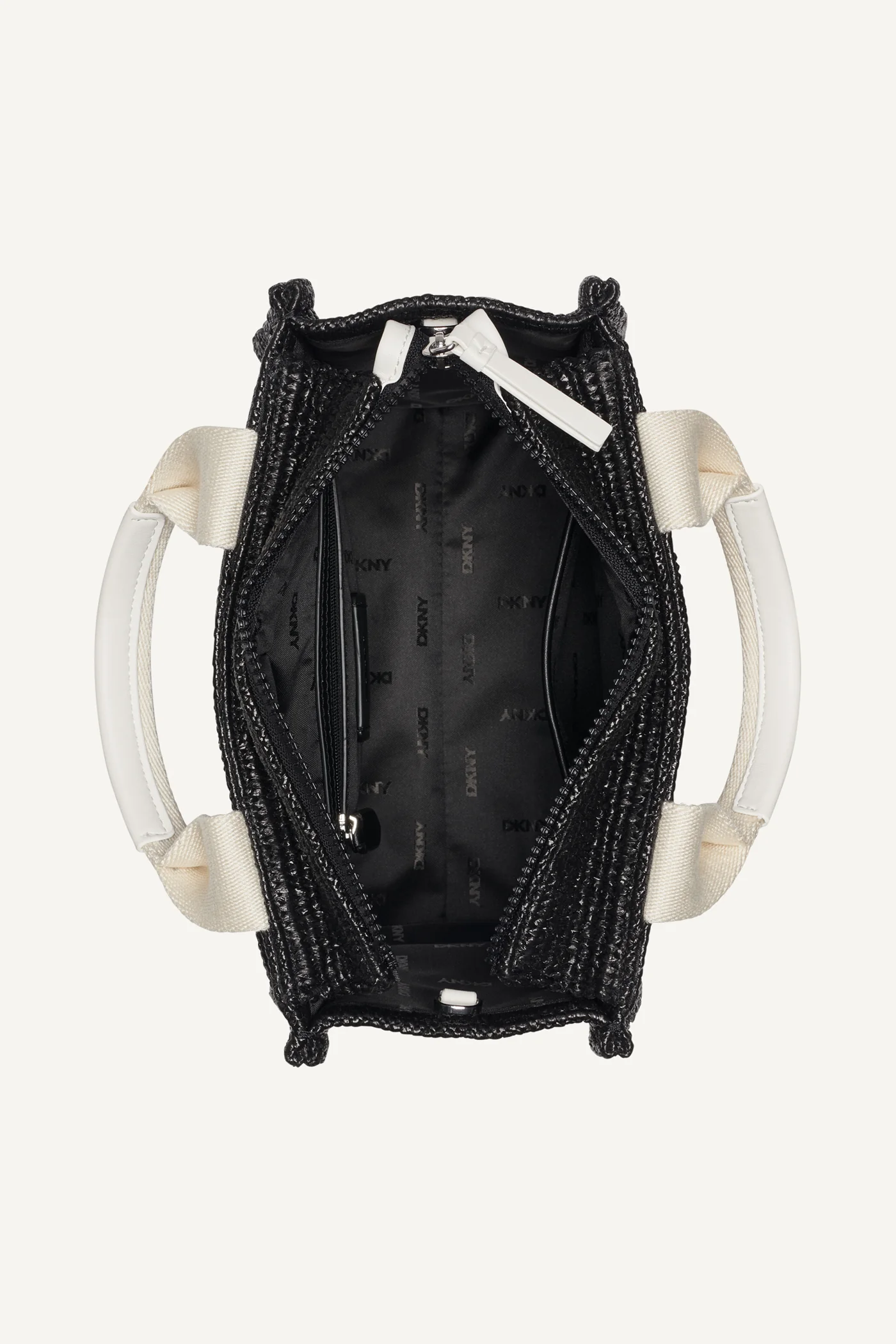 HADLEE SMALL STRAW LOGO TOTE - Image 5
