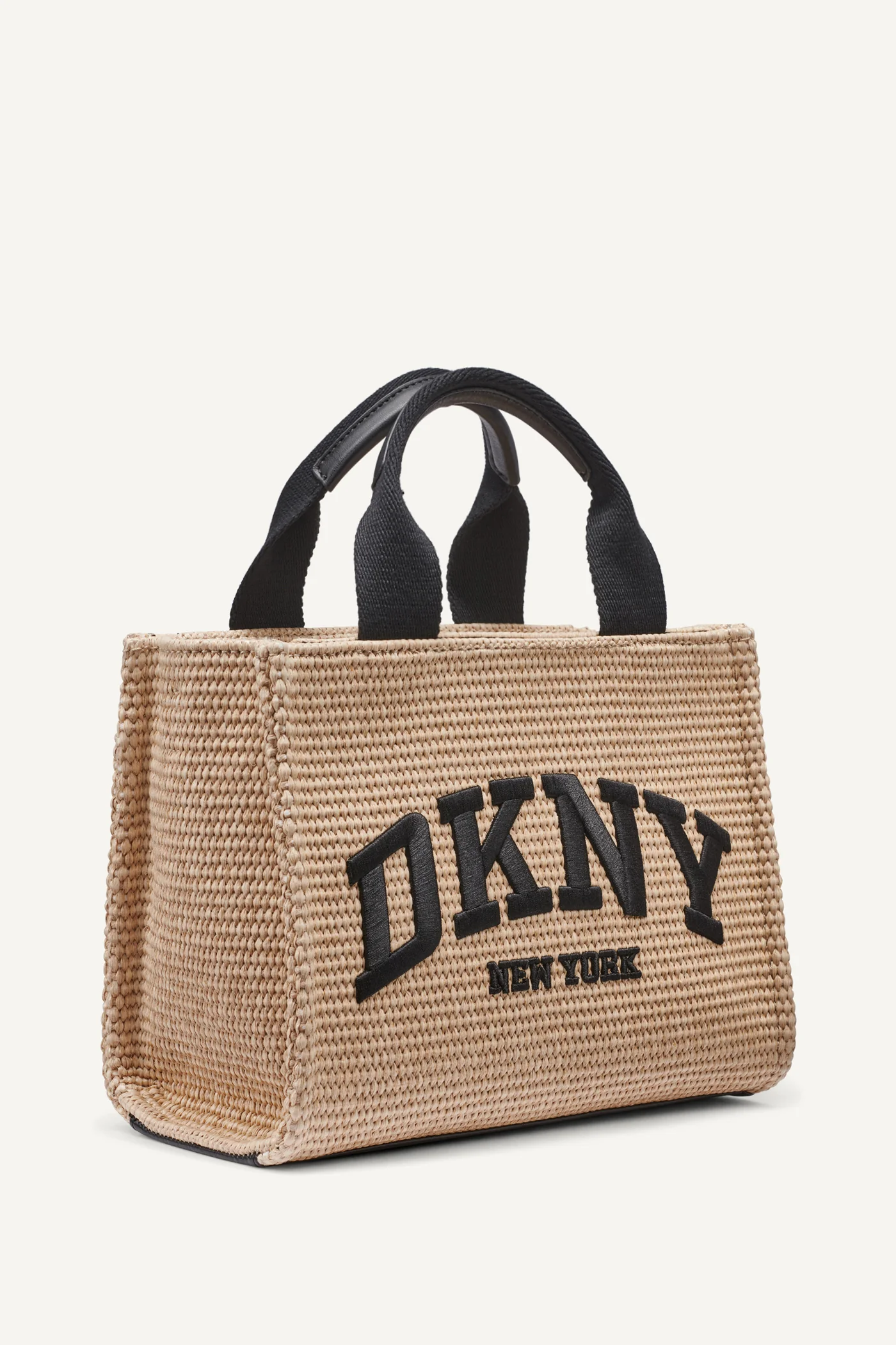 HADLEE SMALL STRAW LOGO TOTE - Image 3