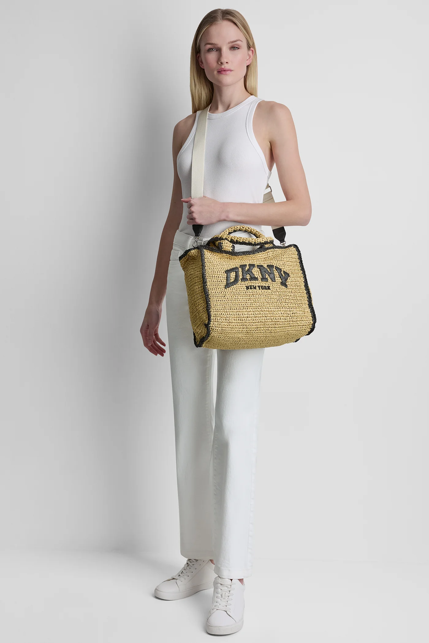 HADLEE MEDIUM WOVEN TOTE - Image 2