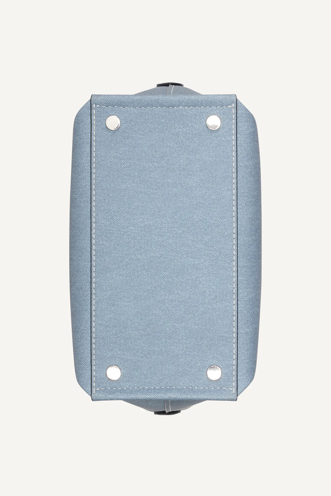 NICOLE DENIM LOGO BUCKET BAG - Image 5