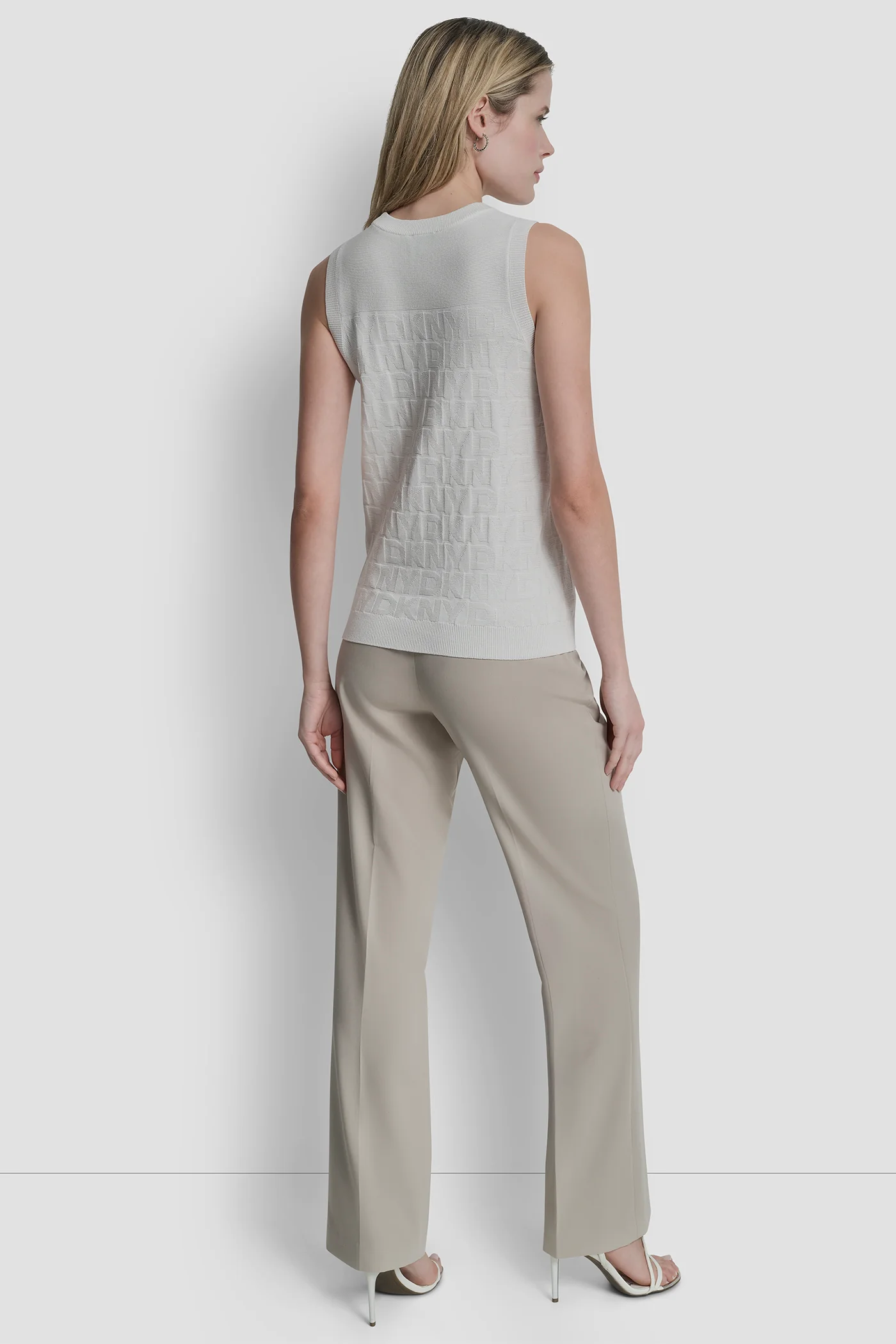 SWEATER TANK WITH ALL OVER LOGO - Image 5